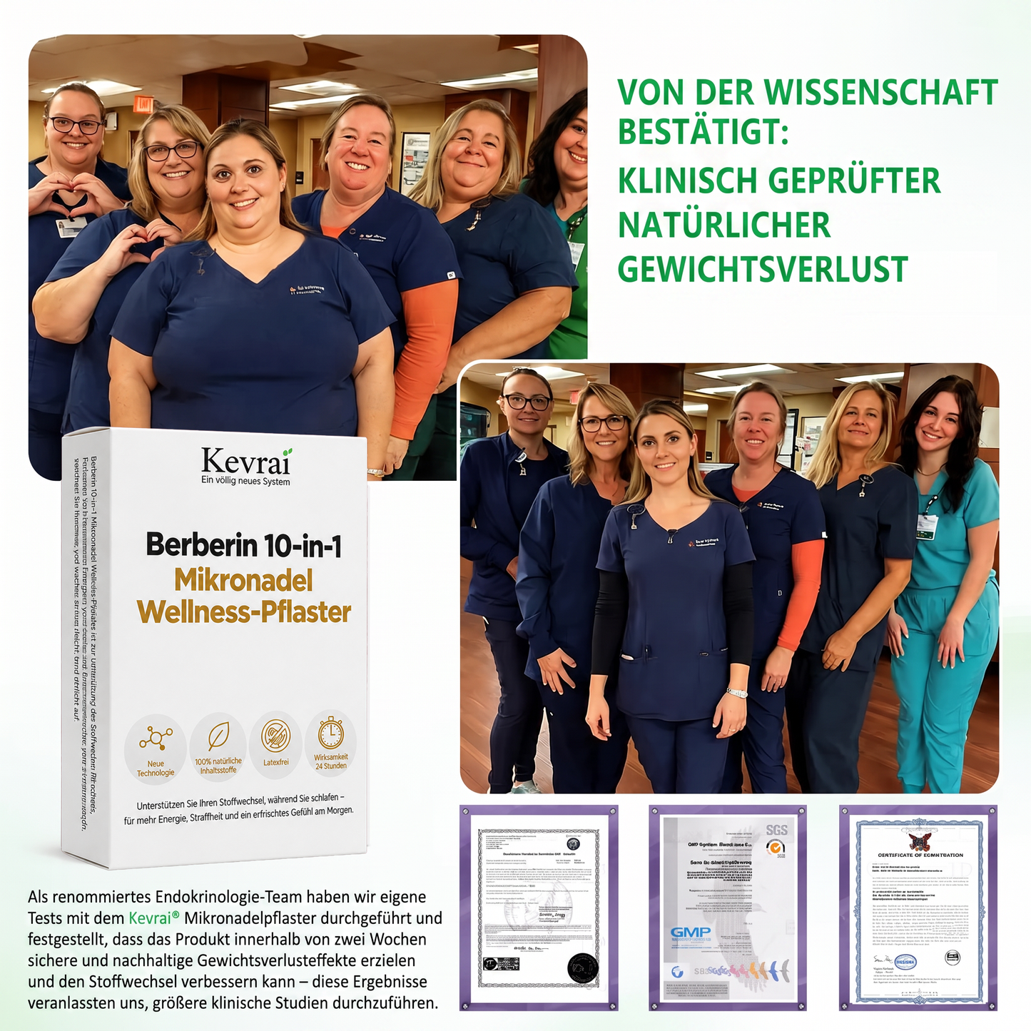 🥇Von Ärzten empfohlen 🌟 | Kevrai® Berberin 10-in-1 Nano-Mikronadelpflaster | ✅ Wissenschaftlich fundierte Formel | Fortschrittliche 10-in-1-Mischung | Sichtbare Ergebnisse in 7 Tagen 🏅