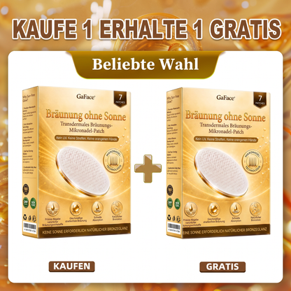 𝗚𝗮𝗳𝗮𝗰𝗲® Sonnenfreies Natürliches Bronze-Glow Transdermales Mikronadel-Bräunungspflaster