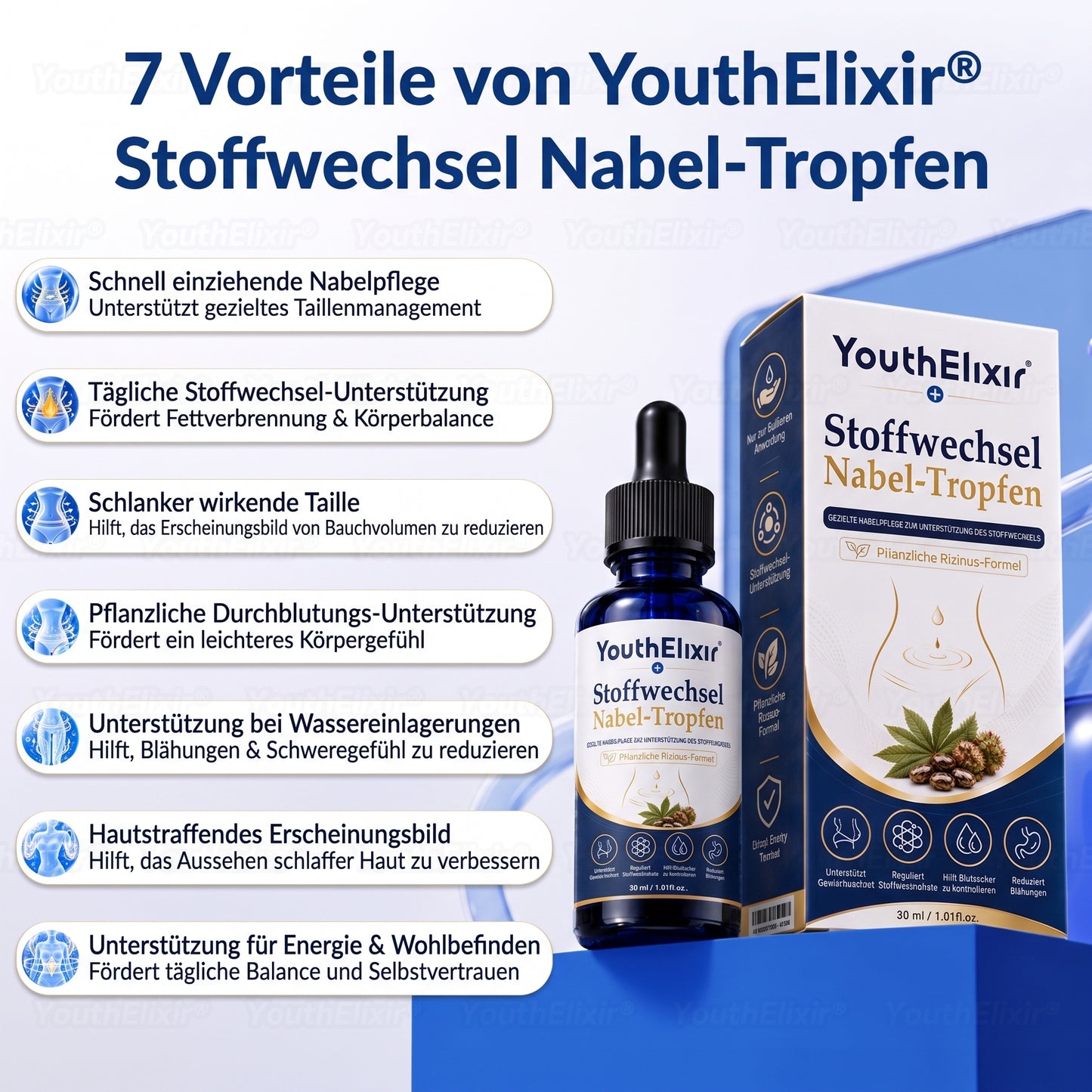 🌻🌻 YouthElixir® Metabolism Navel Drops – Mit hexan-freiem Rizinusöl und Corosolsäure für die Unterstützung der Stoffwechselbalance, des Gewichtsmanagements, der Hautpflege, der Energieversorgung und des allgemeinen Wohlbefindens.