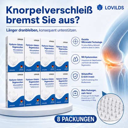 🥇LOVILDS® Hyaluron Gelenk-Wiederherstellungs-Patches🛒