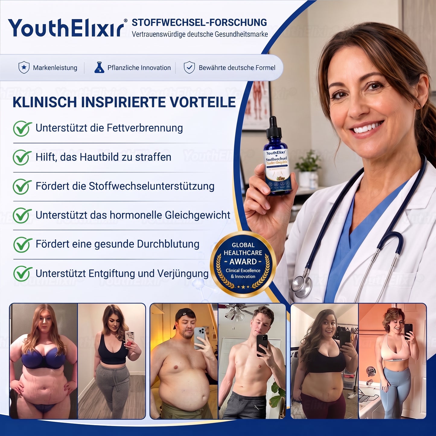 🌻🌻 YouthElixir® Metabolism Navel Drops – Mit hexan-freiem Rizinusöl und Corosolsäure für die Unterstützung der Stoffwechselbalance, des Gewichtsmanagements, der Hautpflege, der Energieversorgung und des allgemeinen Wohlbefindens.