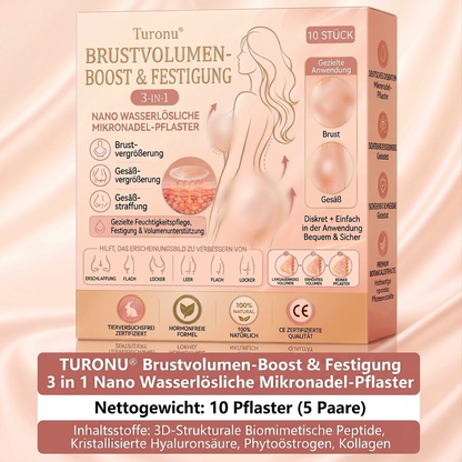 💥 Turonu® 💗 Gezieltes Pflaster zur Brustvergrößerung mit fortschrittlichen Nano-Mikronadeln 💃